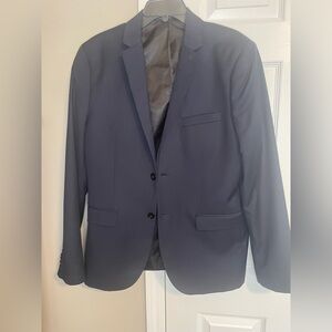 H&M Mens Navy Blue Slim Fit Suit Sport Blazer Jacket Size 42R NWOT